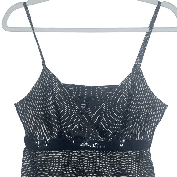 Vintage Y2K Express beaded babydoll sequin tank top Womens S Rare Fairy - Picture 3 of 12